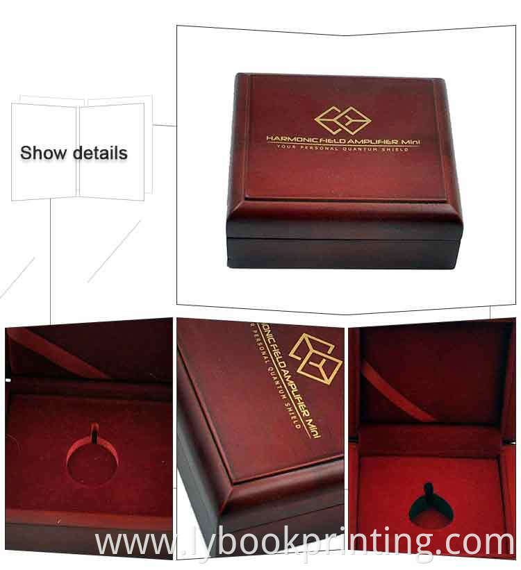 Luxury jewel necklace bracelets / perfume bottle wood storage box